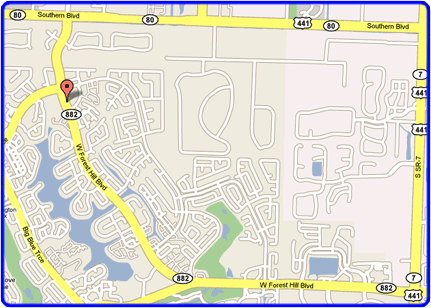 Our location map - Click for specific driving directions